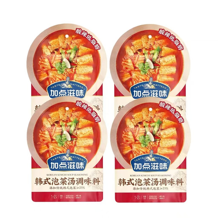 加点滋味 韩式泡菜汤调味料 50g*4袋