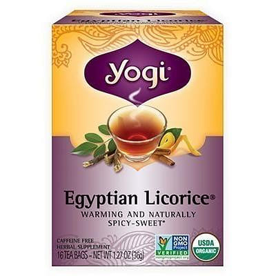 Yogi Egyptian Licorice Tea, 16 tea bags 16 count