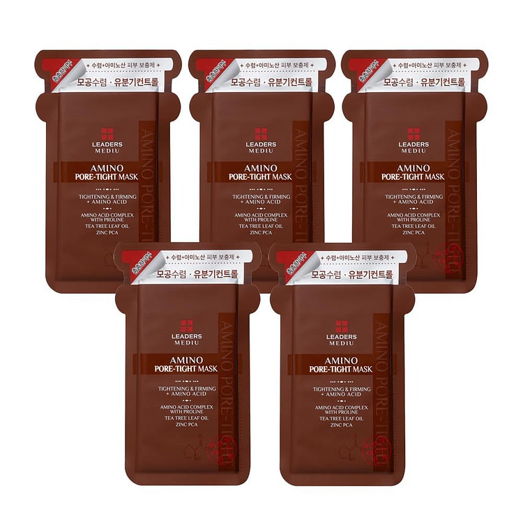 Mediu Amino Pore-Tight Mask 5 Sheet Masks
