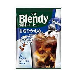 AGF Blendy 浓缩咖啡胶囊 微糖 6个
