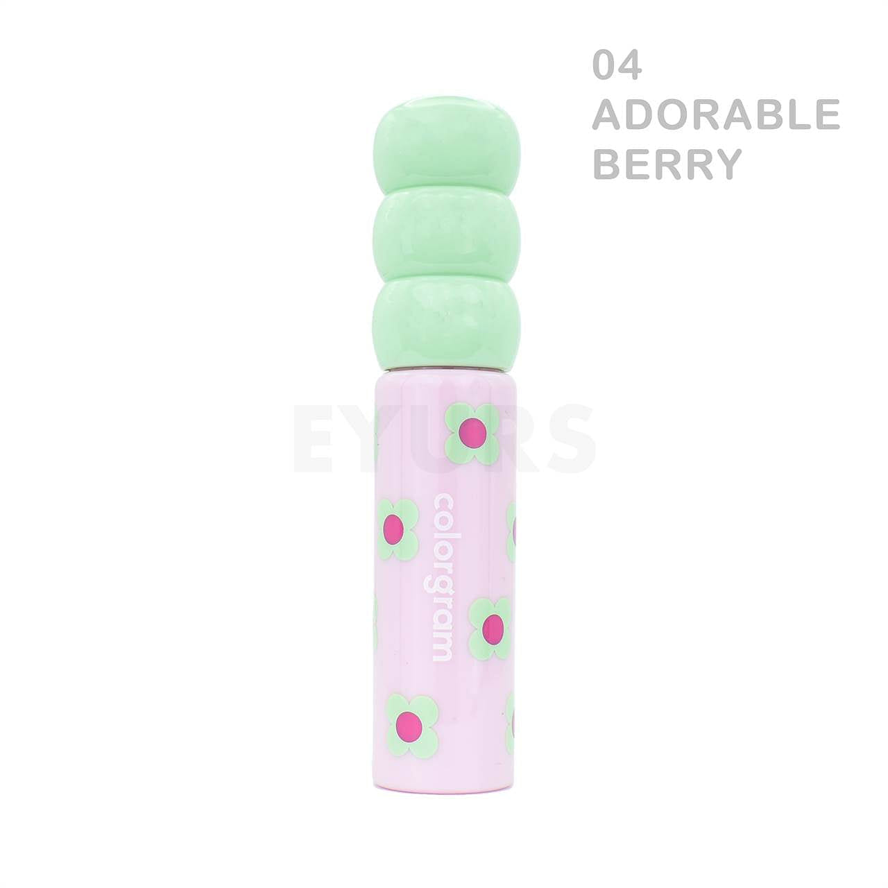 colorgram – Fruity Glass Tint (10 Colors) #04 Adorable Berry 1 each