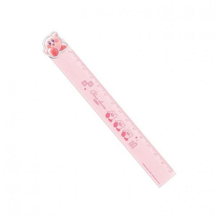 Kamio 星之卡比直尺 粉红色/14cm 1个 1 份