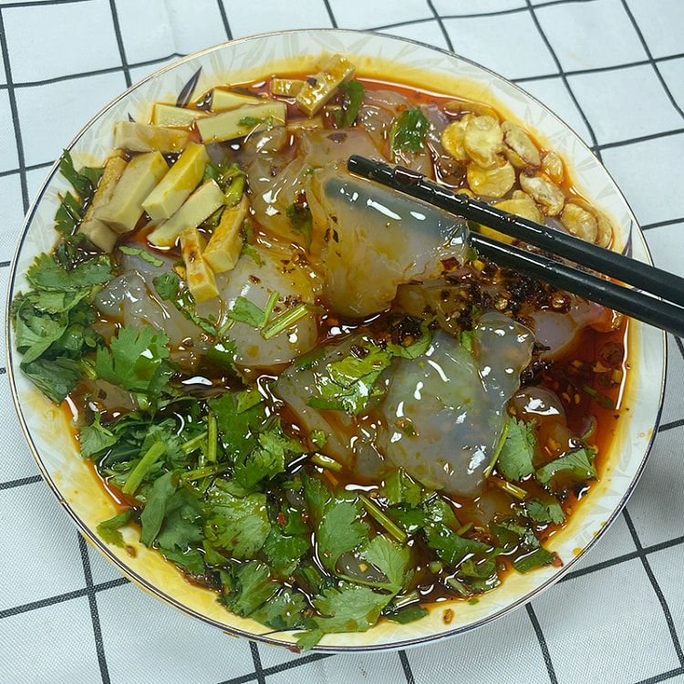 山西大同浑源凉粉1袋 带调料豆干