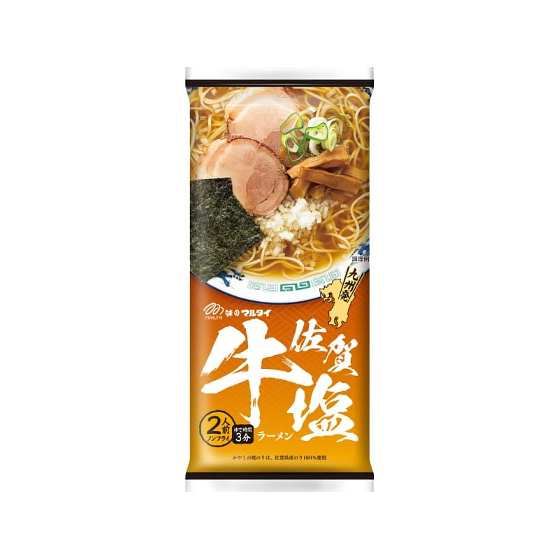 Marutai Saga Beef Salt Ramen for 2 people 185g 1 each