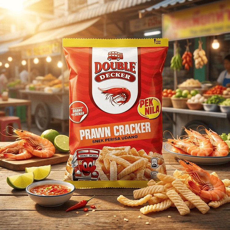 双层虾蟹小吃 80 克