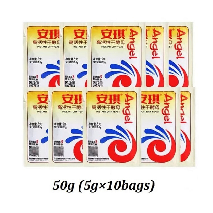 安琪酵母粉, 老牌经典发面酵母（5g*10）