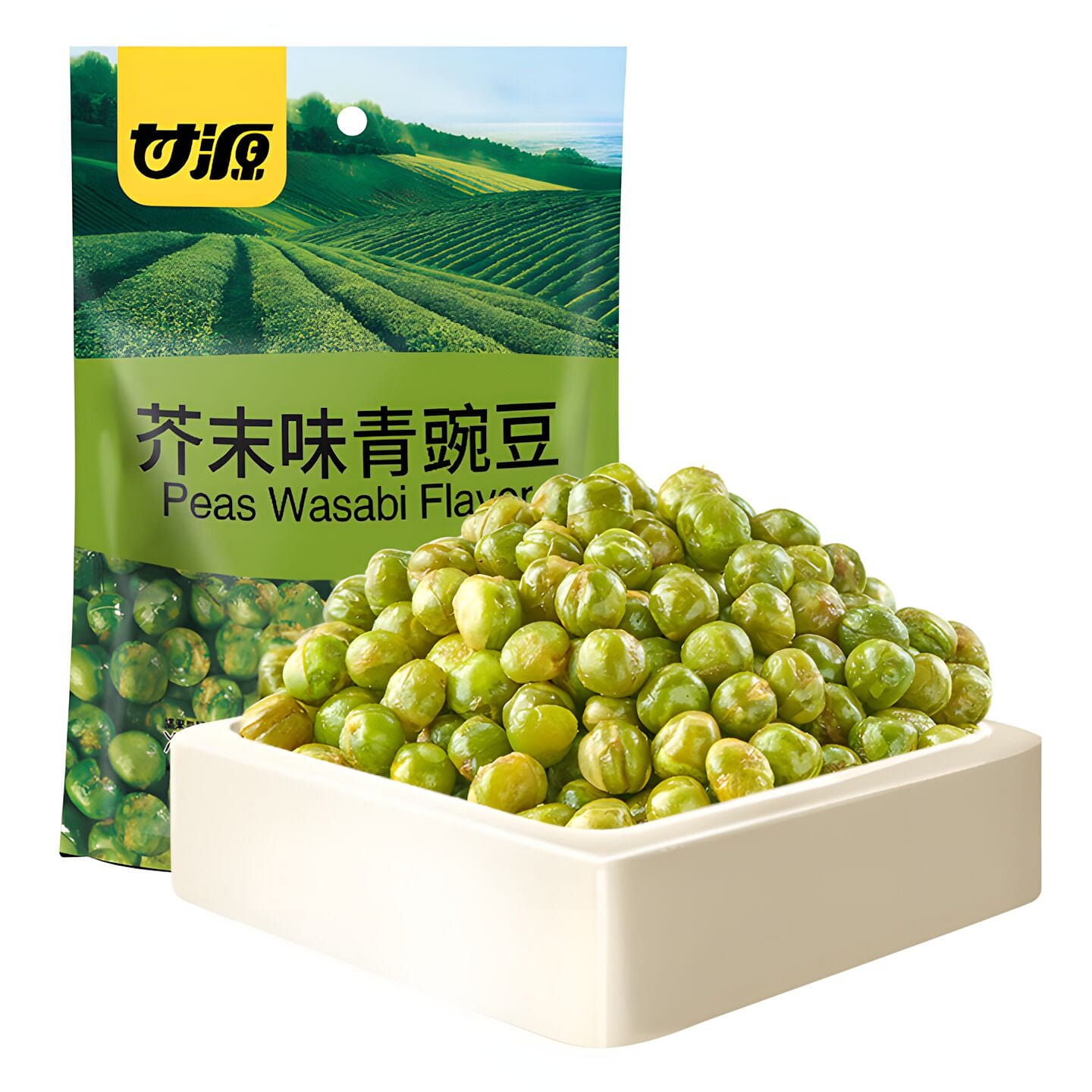 Ganyuan Wasabi Flavor Green Peas 258 g