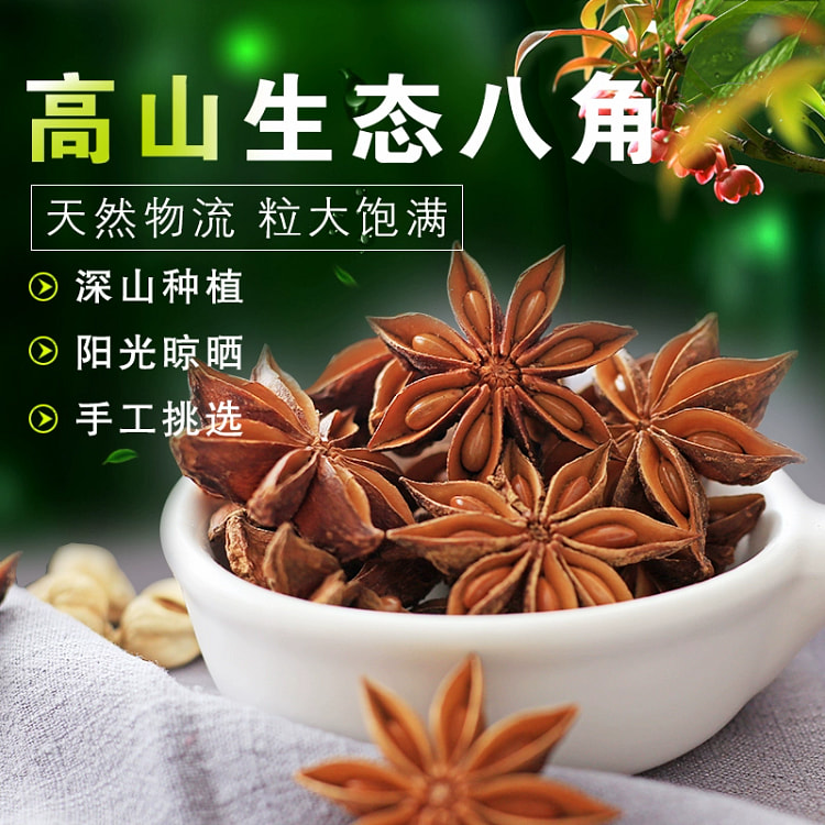 原产地广西大红八角大料100g