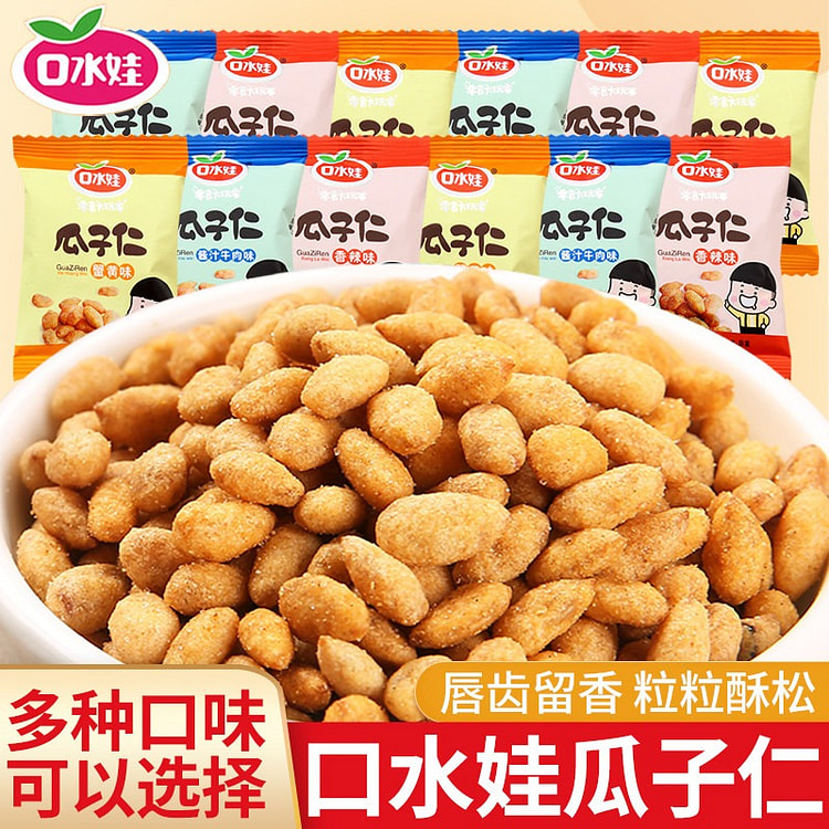 口水娃 瓜子仁 散装 混合味500g 约40小包 500 克