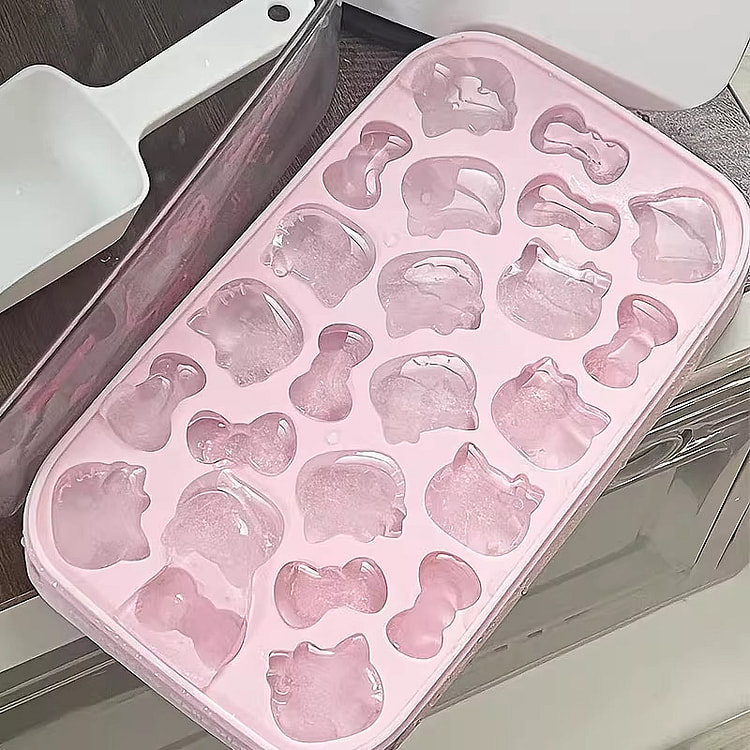 Kitty冰块模具食品级硅胶冰格 1只装 1 箱
