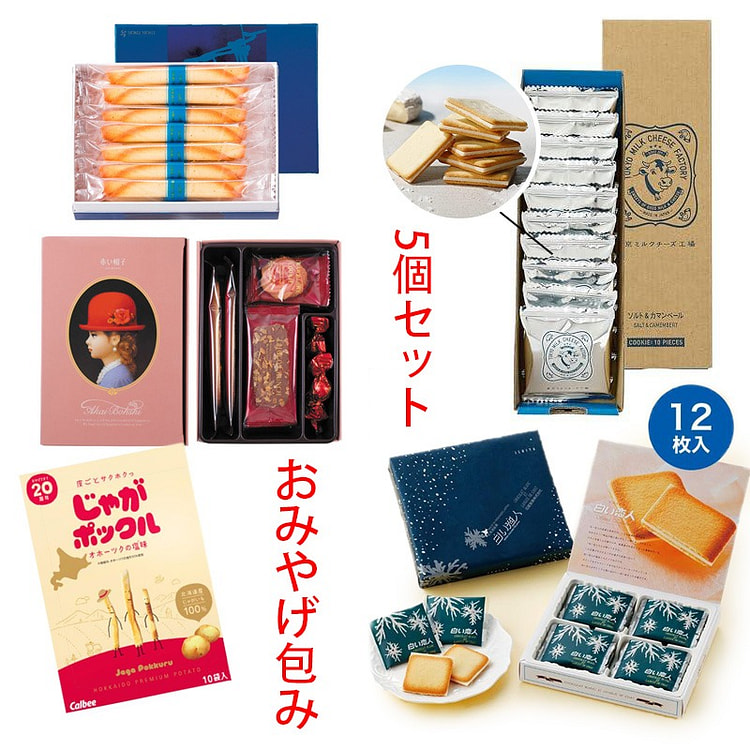 Hot sale Cheese Cookies Biscuit Series 5-piece set