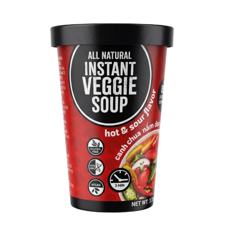 Hot and Sour Instant Soup Cup 6 each