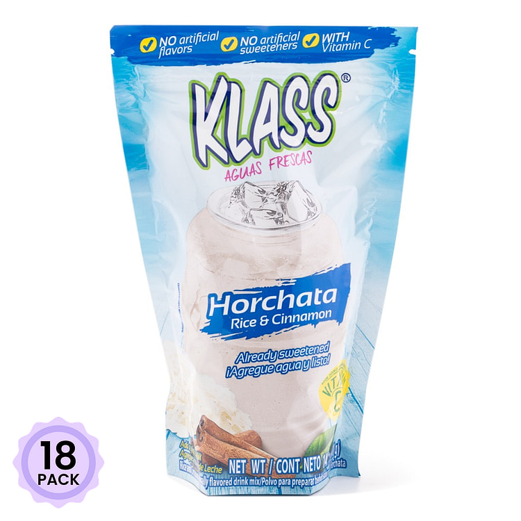 Klass 墨西哥风味饮料 大米露味 14.1 盎司*18 包