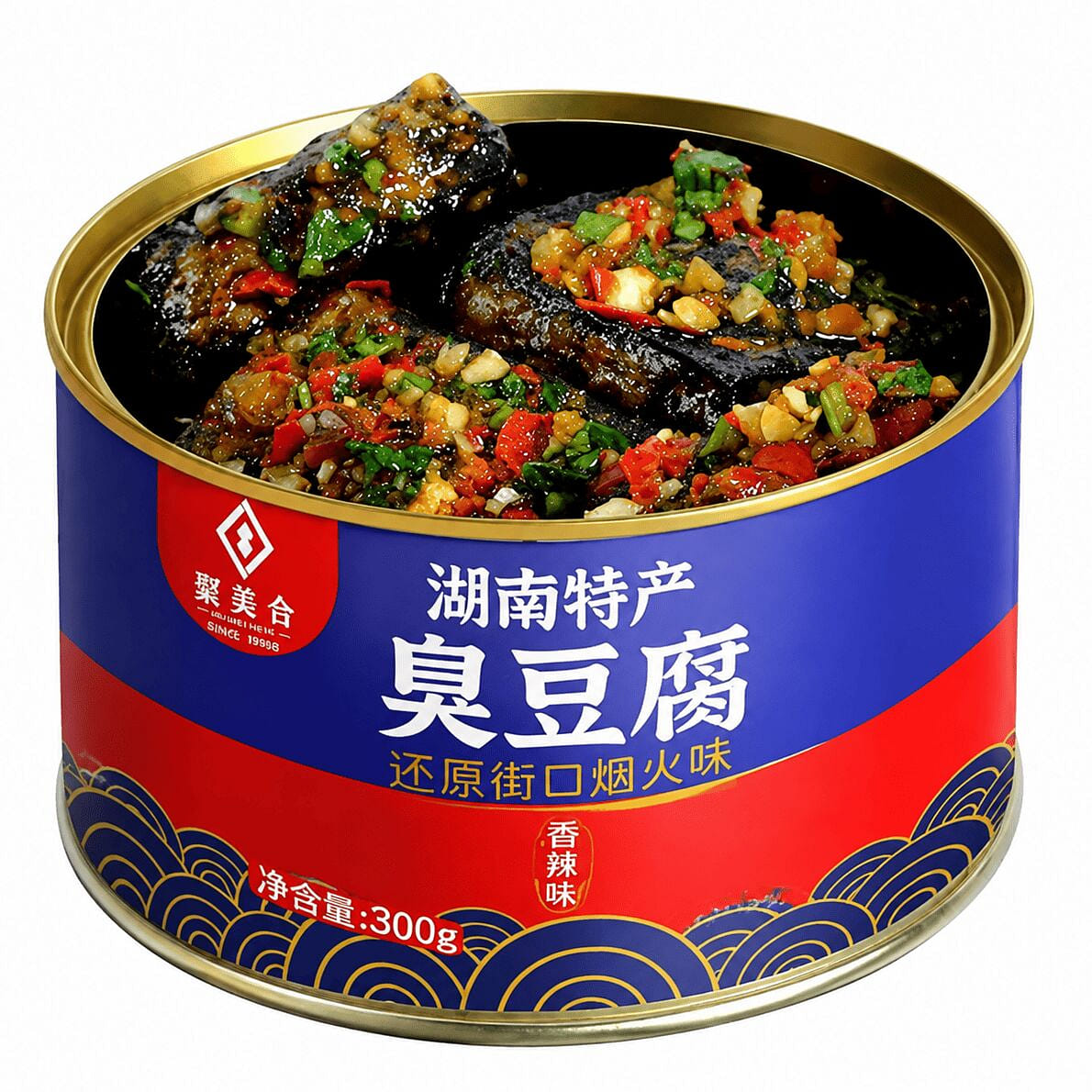 Jumeihe Fermented bean curd can spicy 300 g