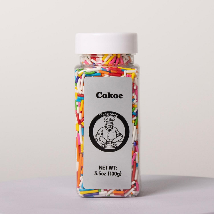 Cokoc 可食用彩针撒糖 珠光细彩针