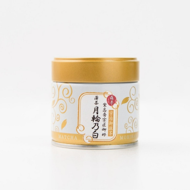 森半 罐装宇治抹茶粉 30g 月輪乃白 1 罐