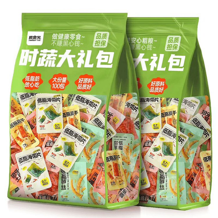 50包低脂零食大礼包魔芋爽豆干8g*50 8 克