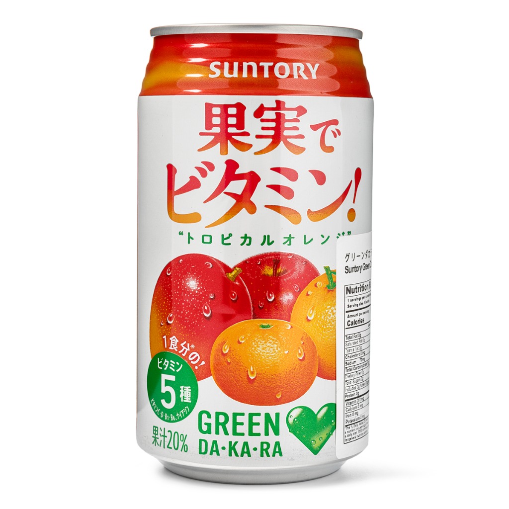 Suntory Green Dakara Fruits Juice Vitamin Weee!