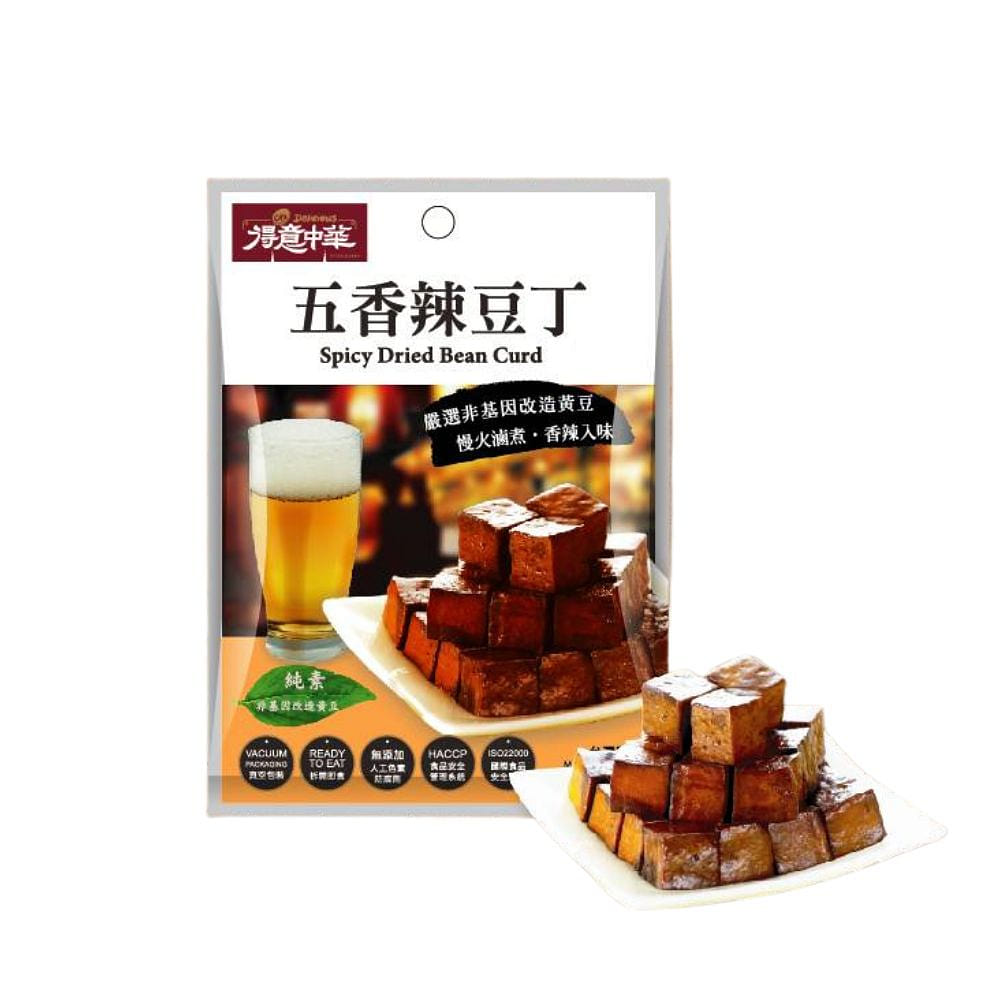 台湾【得意中华】五香辣豆丁80g/包 1 包