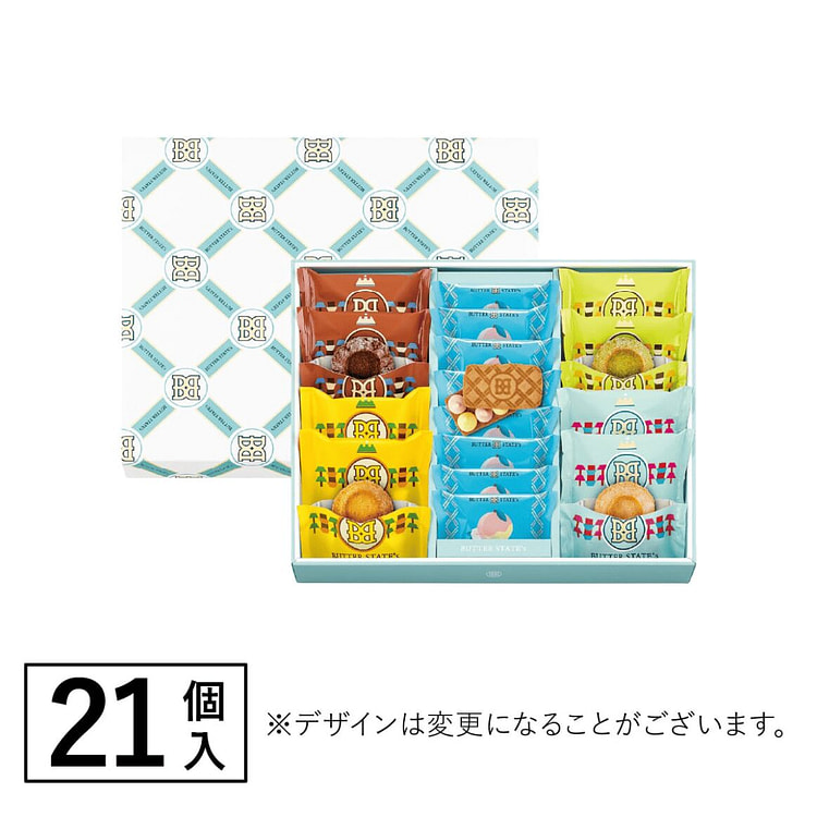 Butter States零食组合 21枚入 1 盒