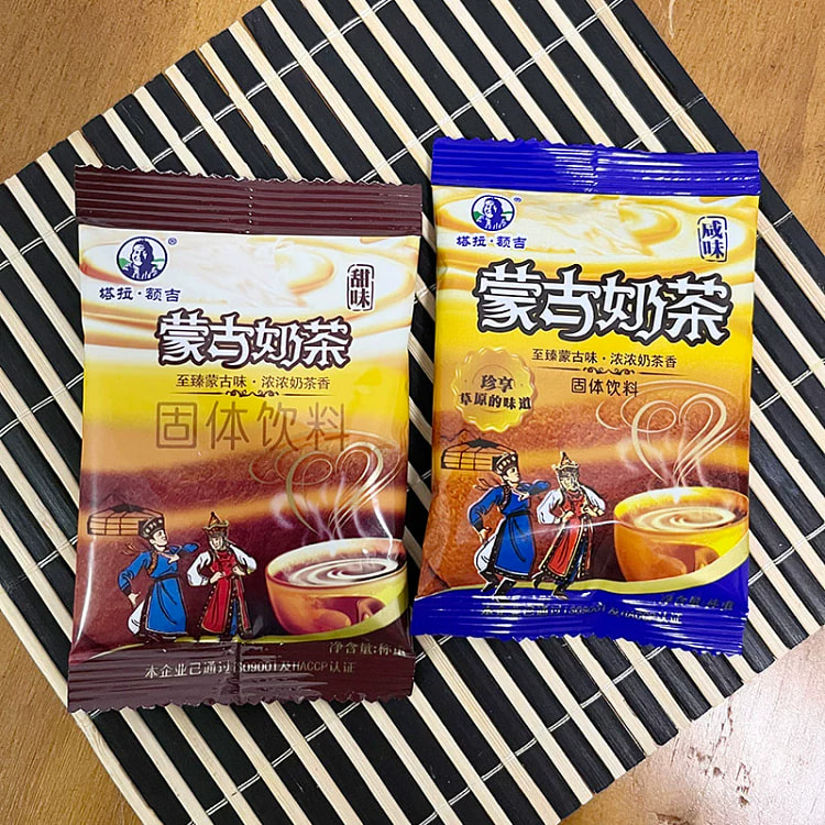 塔拉额吉速溶奶茶粉【甜味咸味各5包】20g*10袋