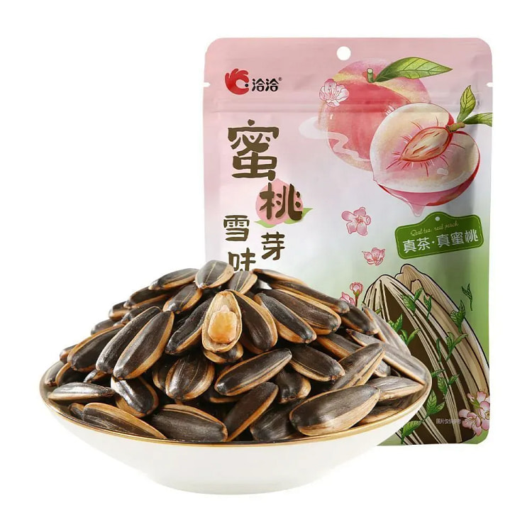 洽洽瓜子蜜桃雪芽味200g绿茶味休闲零食葵花籽 200 克