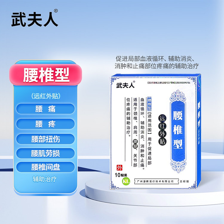 Mrs. Wu's lumbar spine pain relief patch 10 patche 1 pack