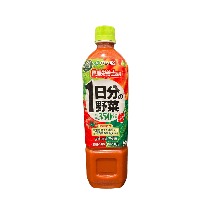 ITOEN 1 Daily Serving of Vegetable Juice, 30 Vegetables, 100% Vegetable Juice 740 g