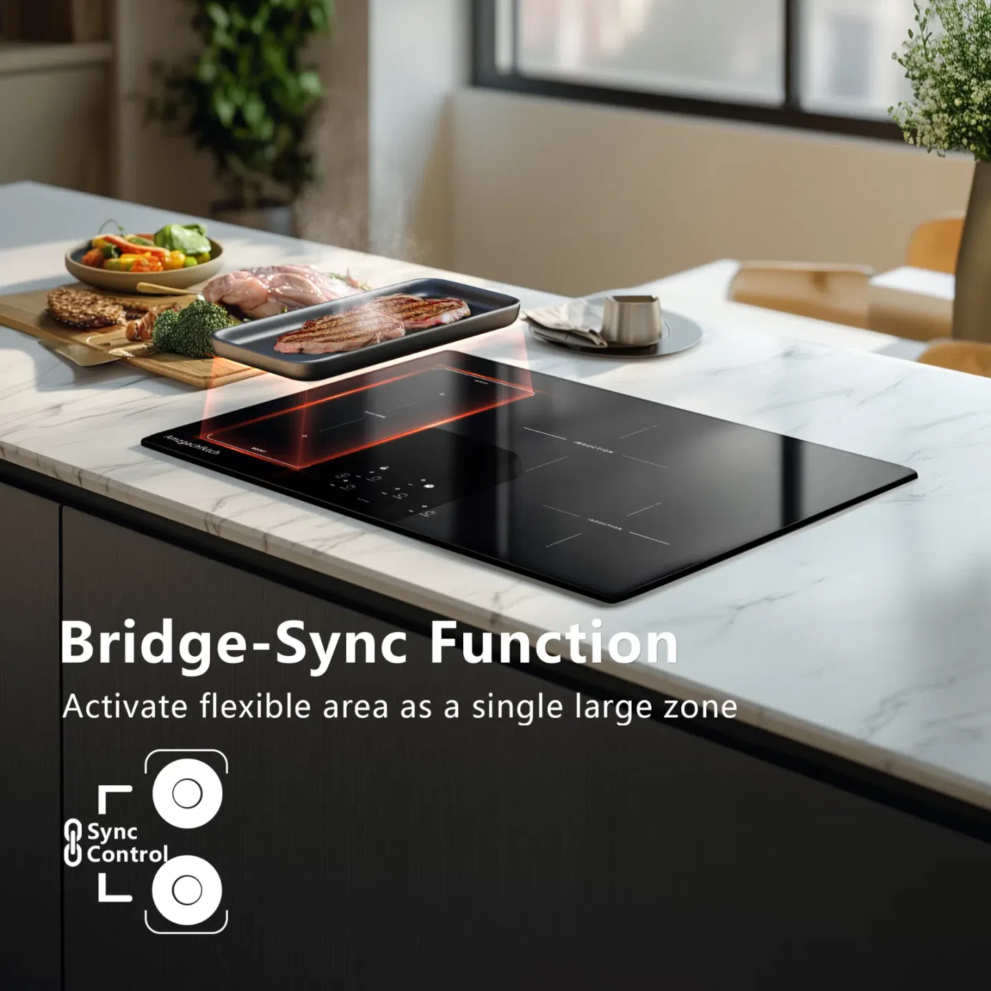 30 Induction Cooktop 4 Burners Built-in Electric 1 each