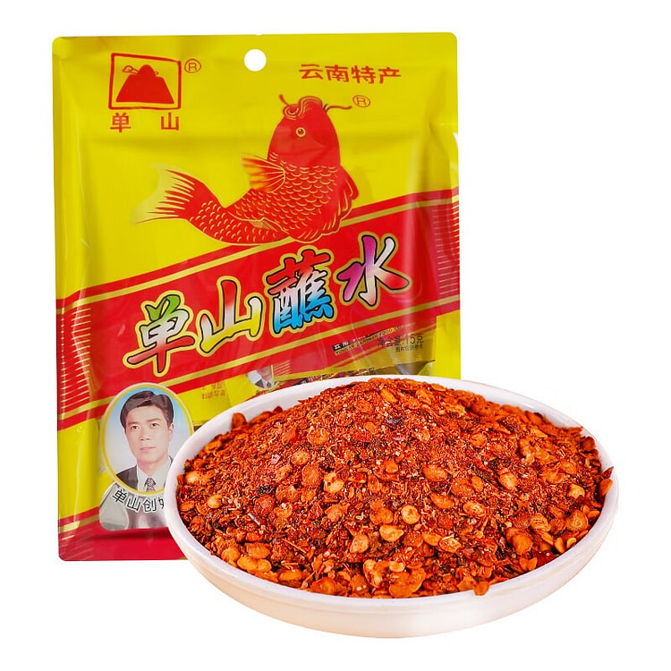 单山 蘸水辣椒粉 云南蘸水辣椒面烧烤调料火锅干碟 15 克