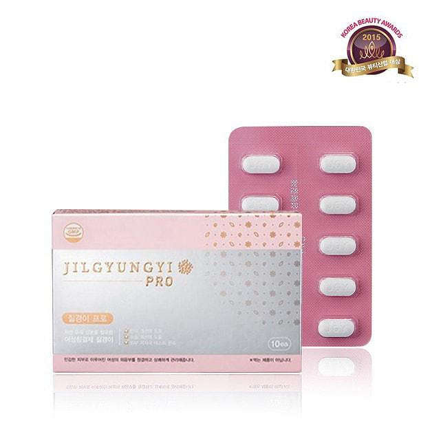 Jilgyungyi Feminine Vagina Total Health Cleanser 10 tablets 1 box