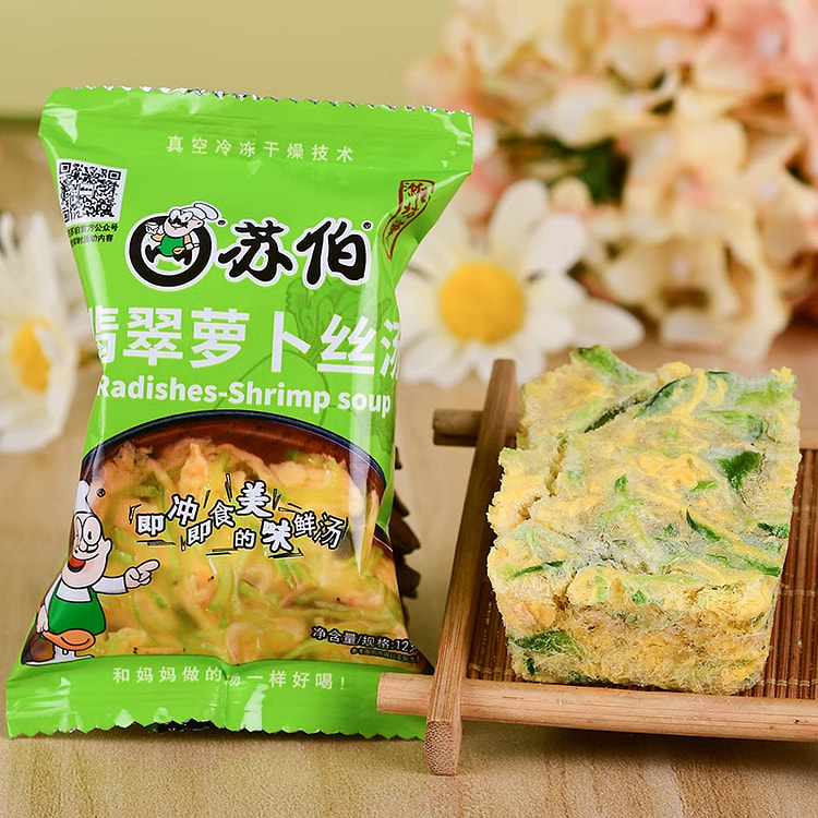 苏伯速食汤翡翠萝卜丝汤12g*1袋