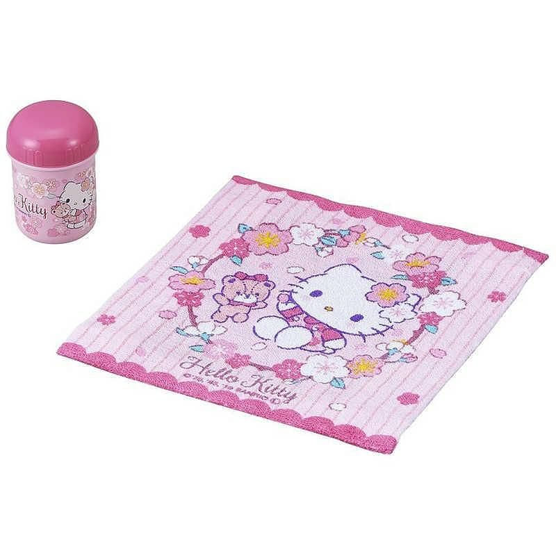 OSK Hello Kitty Sakura Box + Hand Towel Set 1 count