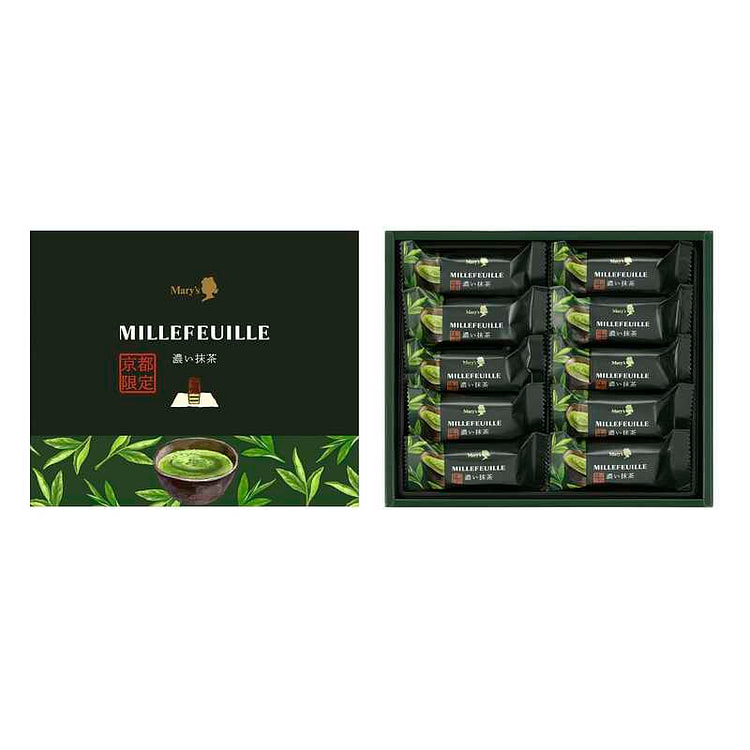 Mary's Matcha Rich Chocolate Millefeuille 10pcs