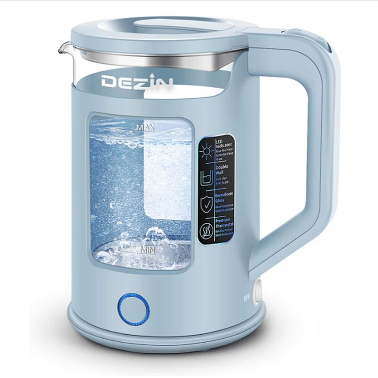 1.5L 电水壶带保温功能 蓝 1 个