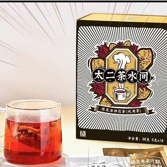 【TAI ER】ROSELLE ORANGE PEEL TEA 6g*16bag 1box 96 グラム