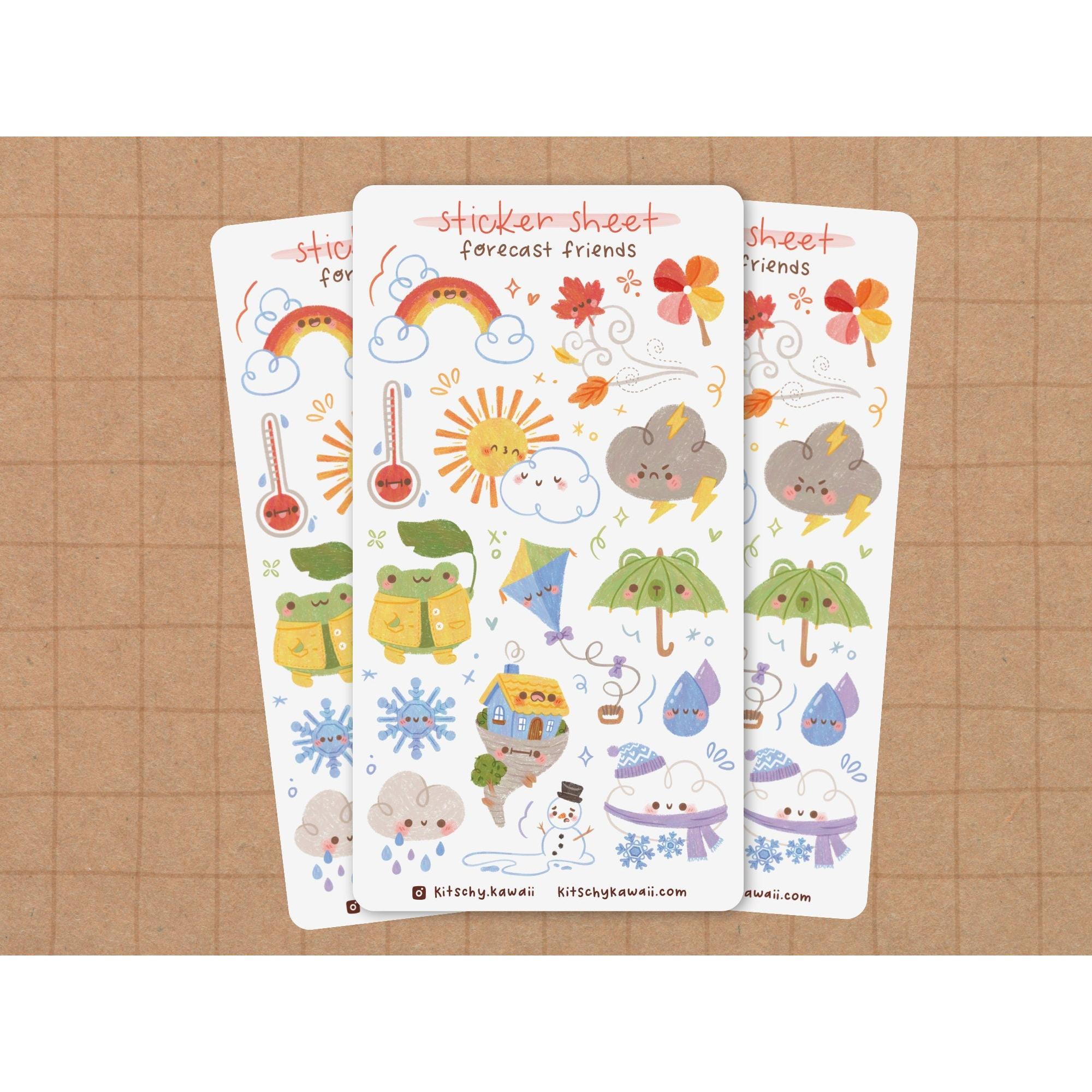 Weather Sticker Sheet 1 份