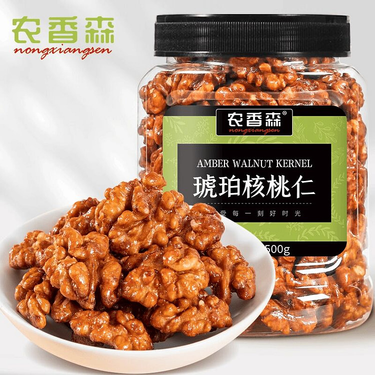 Nongxiangsen Honey and Amber Walnut Kernels 500g 500 g
