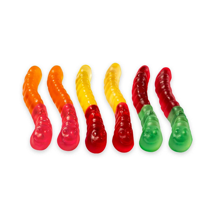 Albanese Mini Gummi Worms 5 Flavors 5lb 1 each