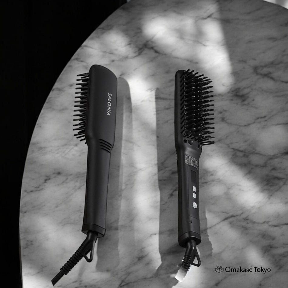 Salonia Straight Heat Brush Black 325 g