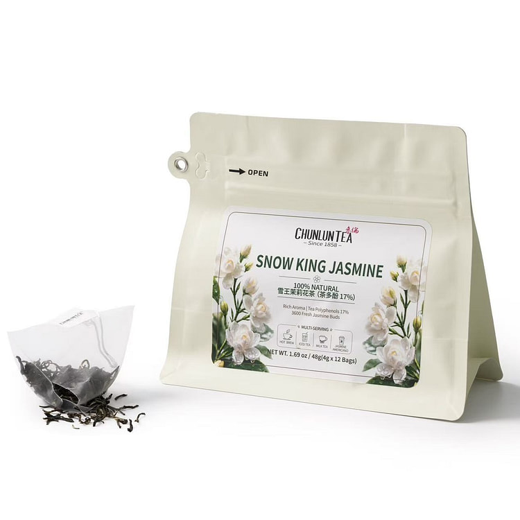 春伦 雪王茉莉花茶 48 克