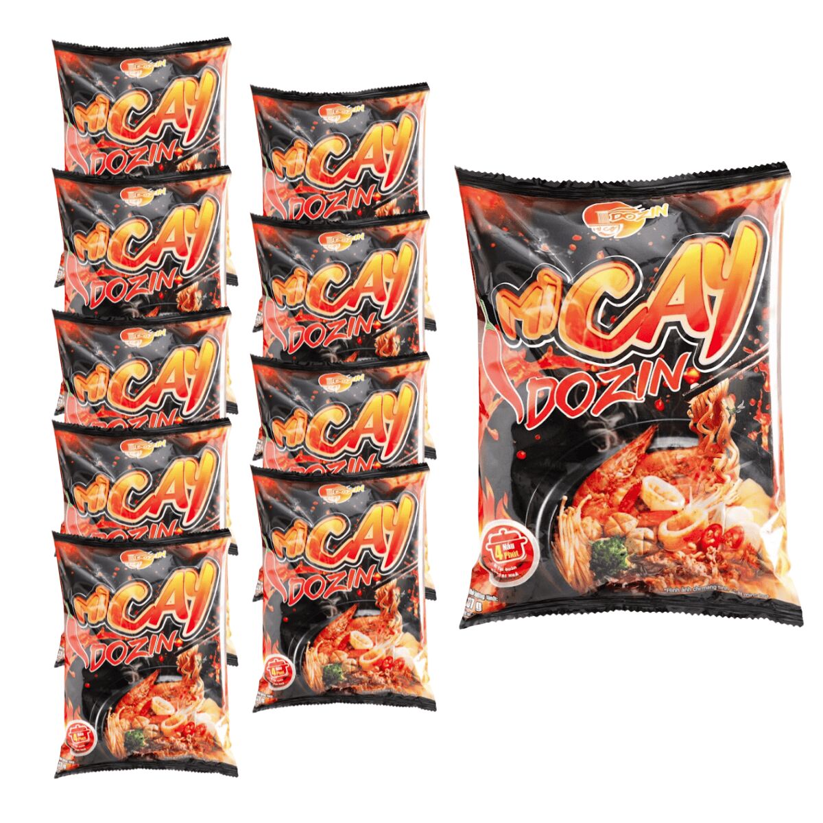 Get [Dozin] Dozin Spicy Noodles * 137gx10 10 pack Delivered | Weee ...