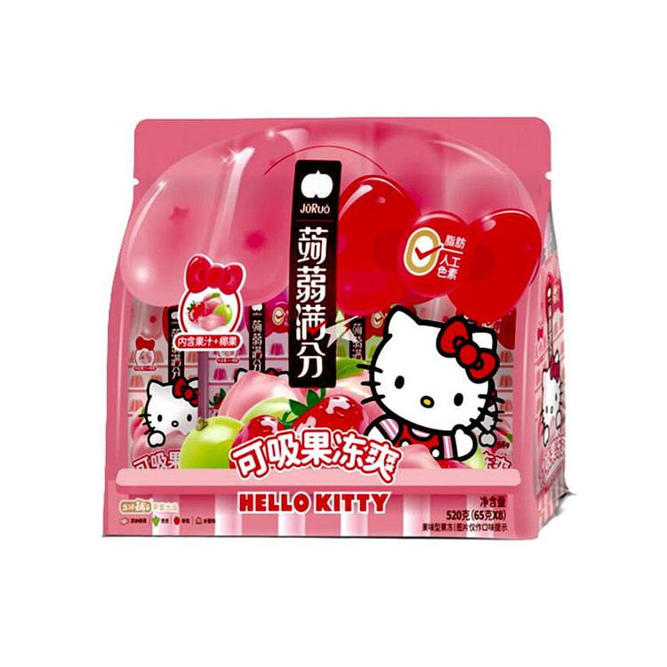 Hello Kitty Mixed Assortment Fruit Jelly Drinks 1 each