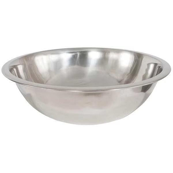 Mixing Bowl, Stainless Steel, 20 qt. 2 lb