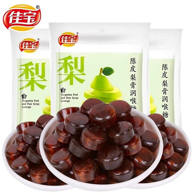 Jiabao Tangerine Peel and Pear Syrup Candy 15 g*5 pack