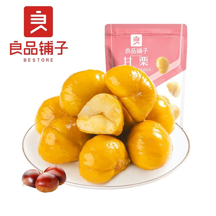 良品铺子甘栗仁熟制炒板栗即食坚果炒货休闲充饥小零食 160 克