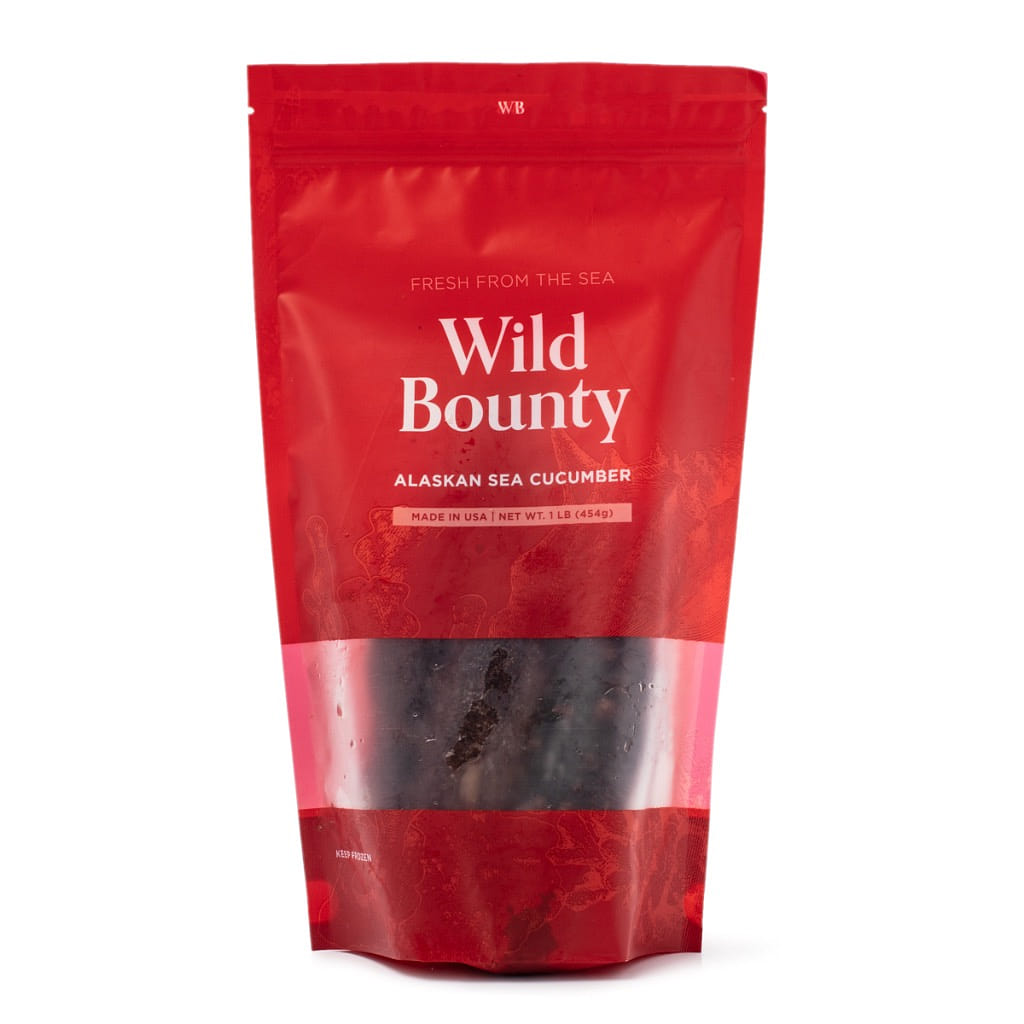 Wild Bounty Alaskan Red Sea Cucumber, Frozen 1 lb