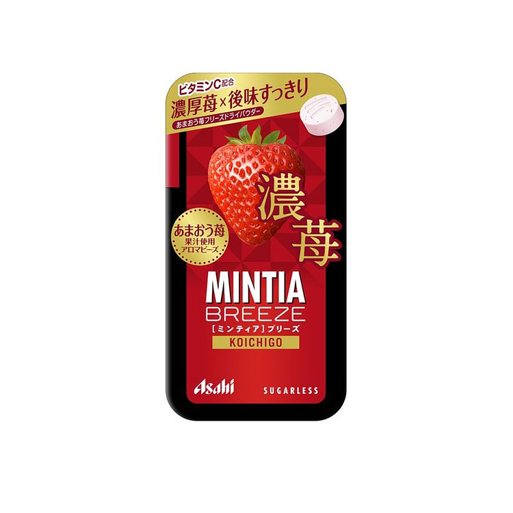 Mintia无糖薄荷糖  浓郁草莓味 30粒