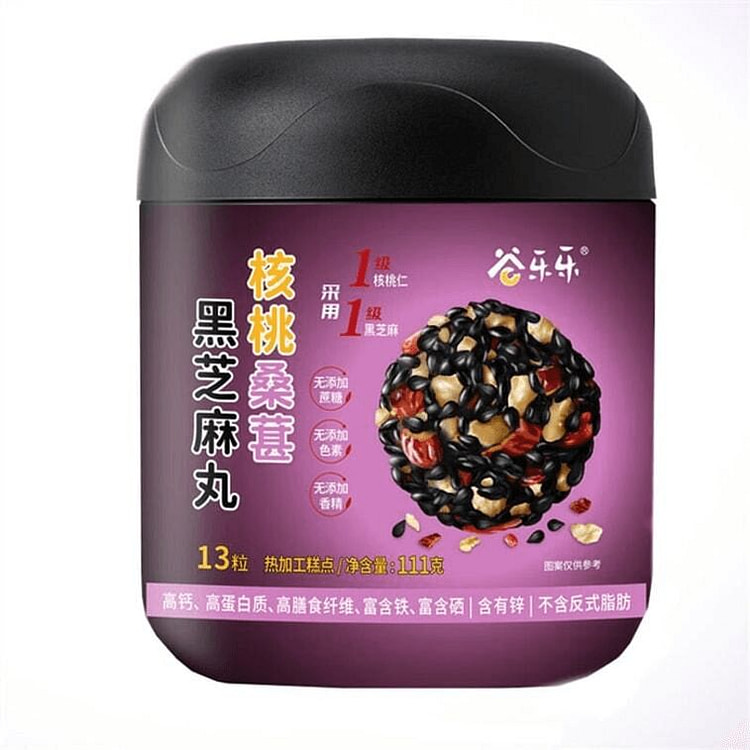 劲家庄 桑葚核桃芝麻丸红枣枸杞养生黑芝麻 111g 111 克