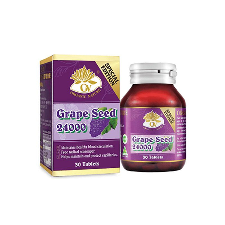 AUSupreme Grape Seed 24000 100 Tablets 1 bottle